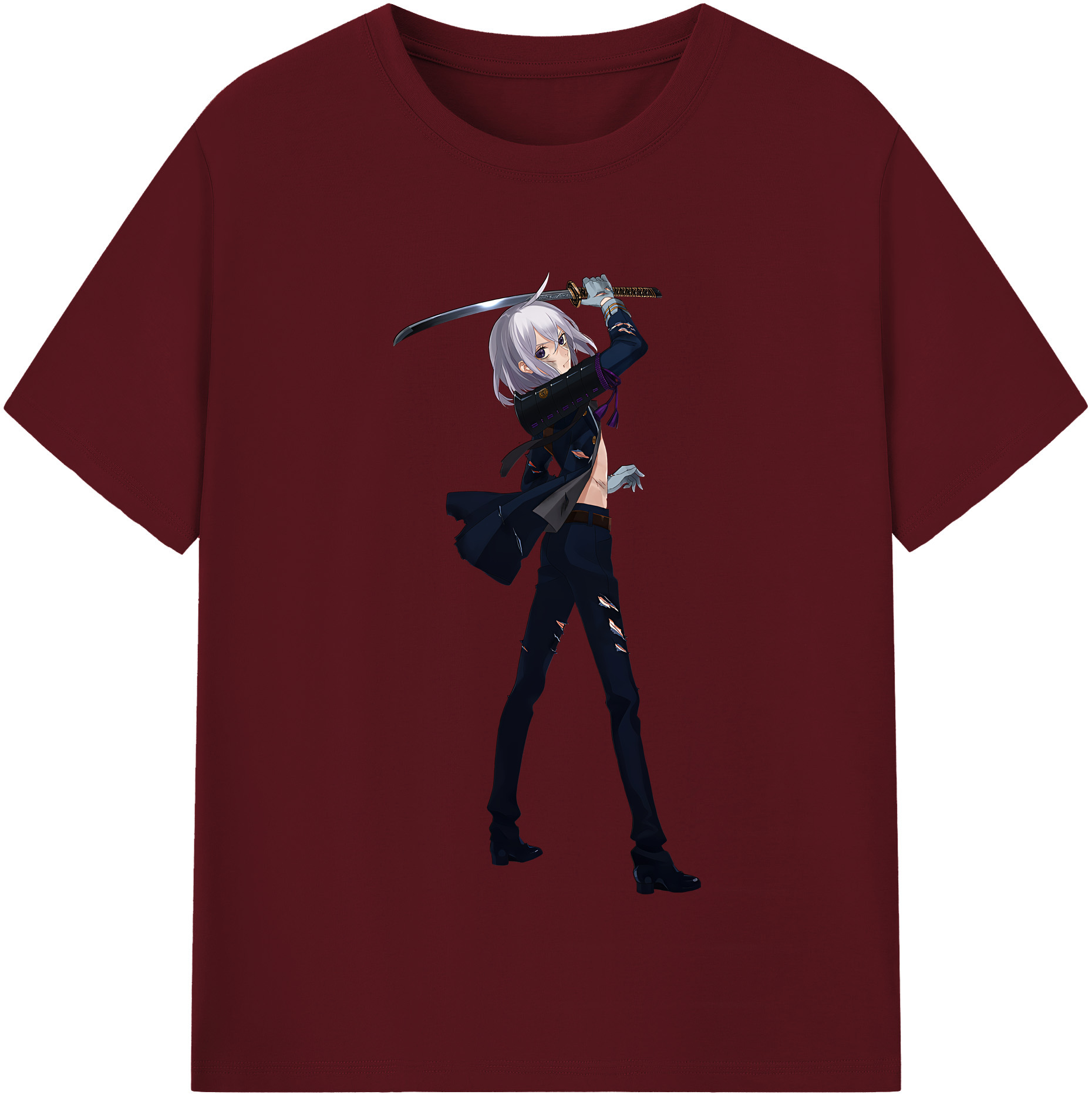 （画像用） 刀剣乱舞 Touken Ranbu 綿100％半袖Tシャツ（フロントプリント）